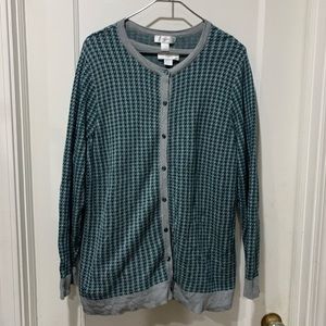 CJ Banks | houndstooth sweater set